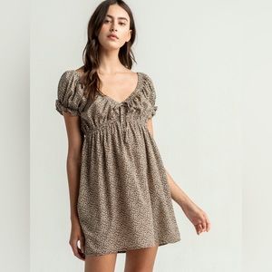 Sky&sparrow floral print dress size xxs